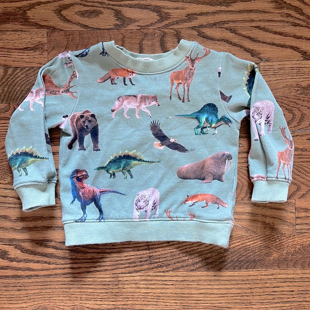 Crewneck animal sweatshirt